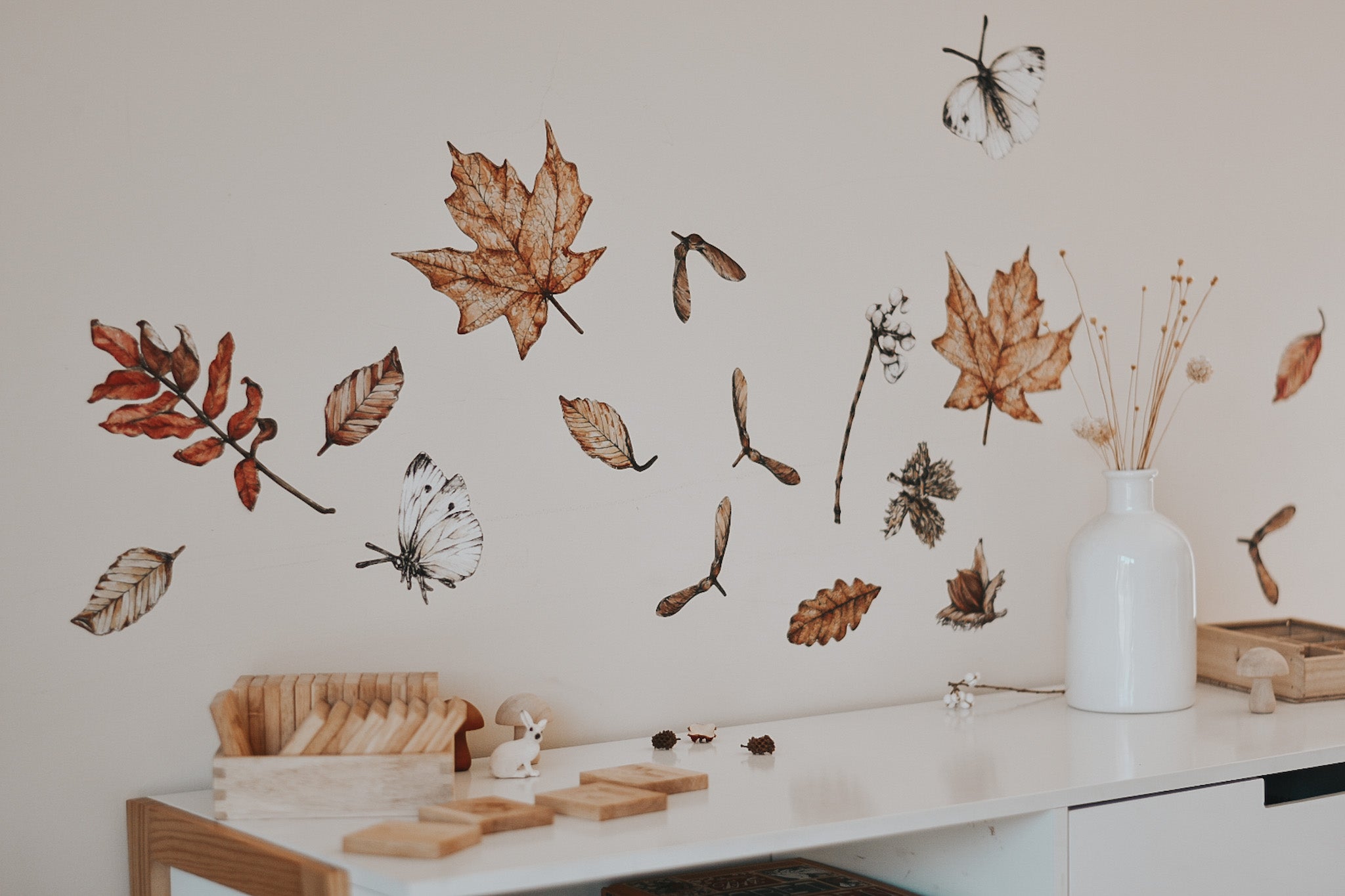 "Autumn Whispers" Collection - Fabric Wall Decals