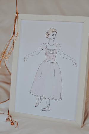 Evelyn in Quatrième Ballet Print