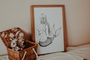 Gilled Goddess Mermaid - Mono