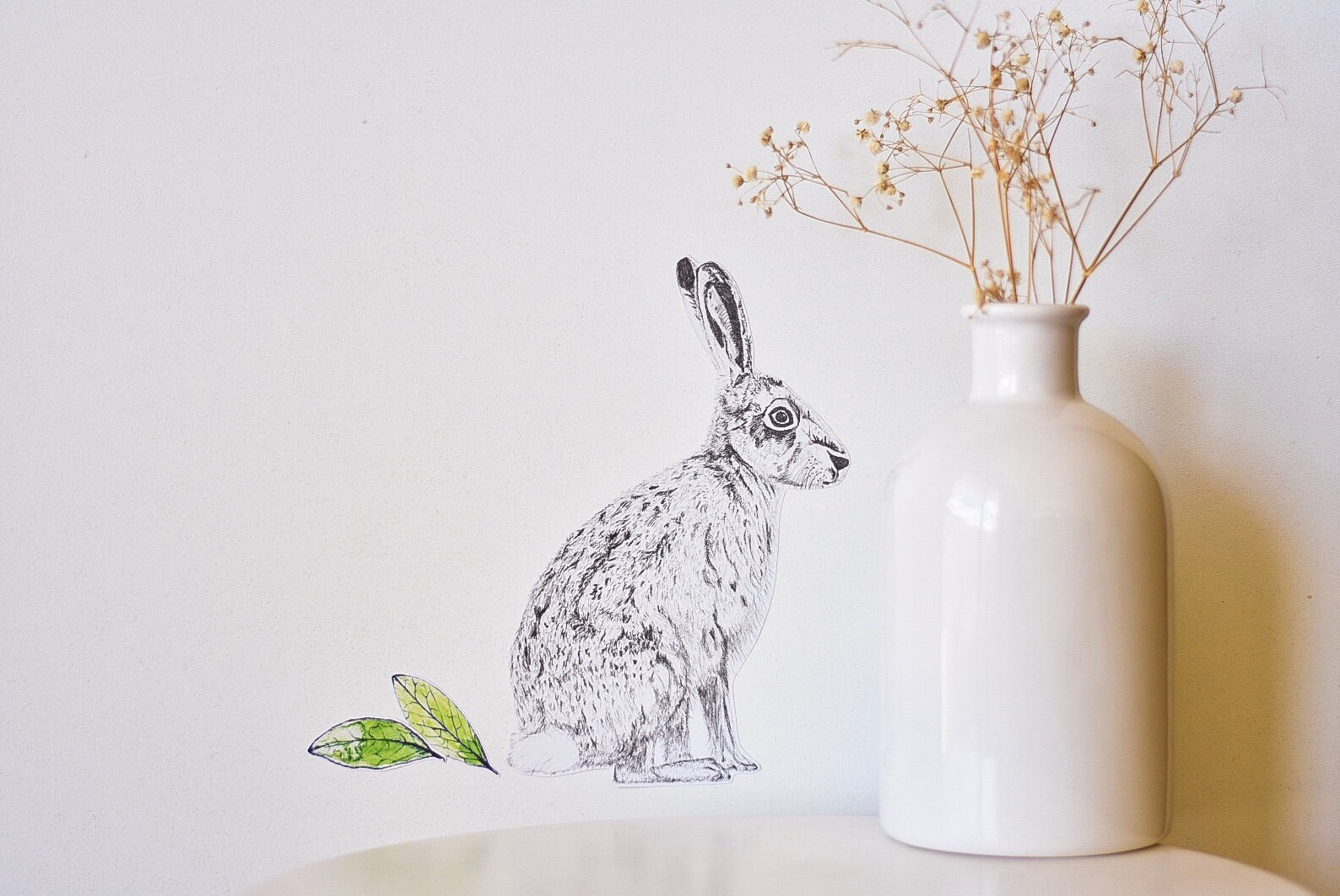 Mr Hare Fabric Wall Decal - Separate