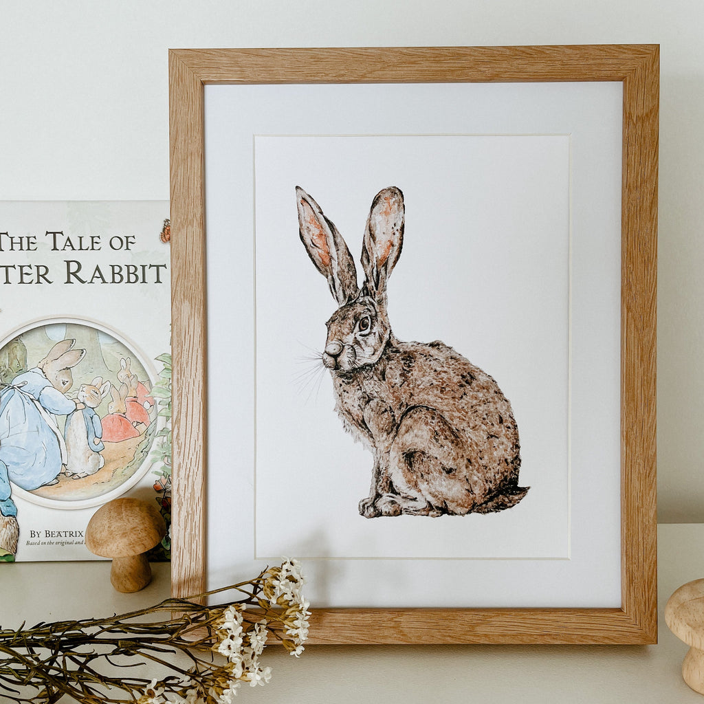 Wilbur the Woodlands Hare Print