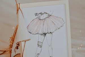 Tendu Ballet Print
