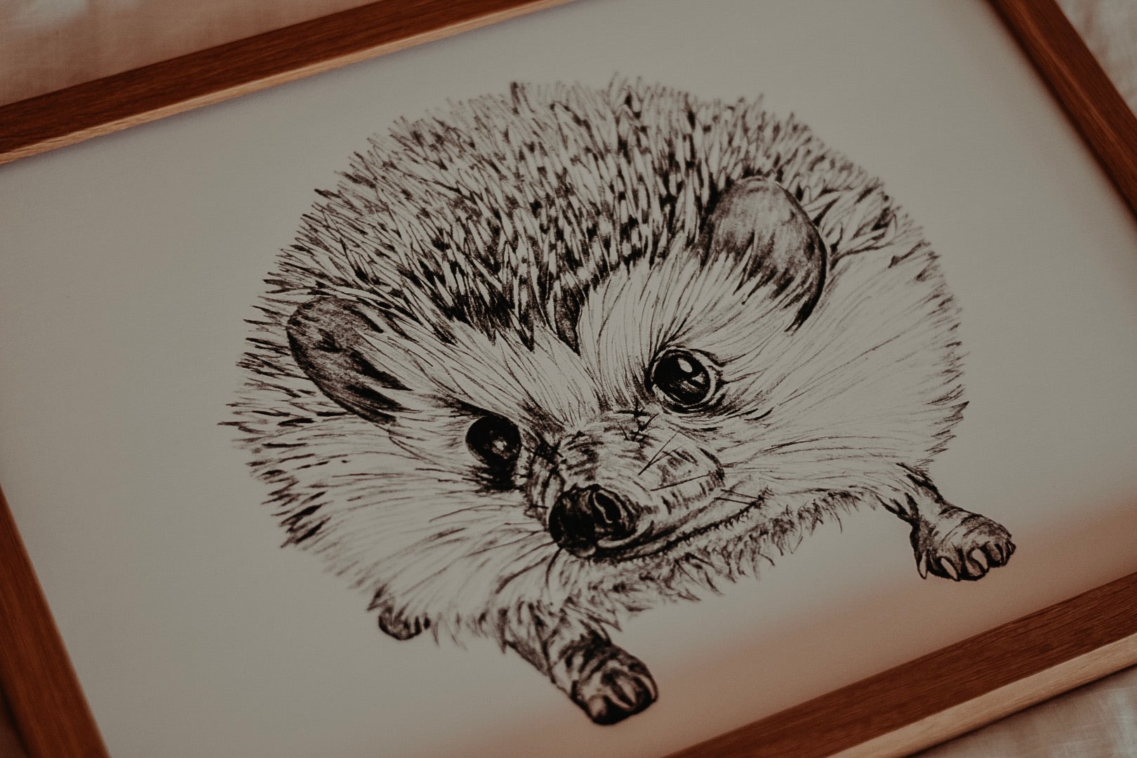Mrs Wellington the Hedgehog Print