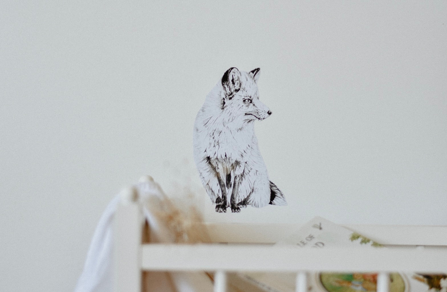Mr Fox Fabric Wall Decal - Separate