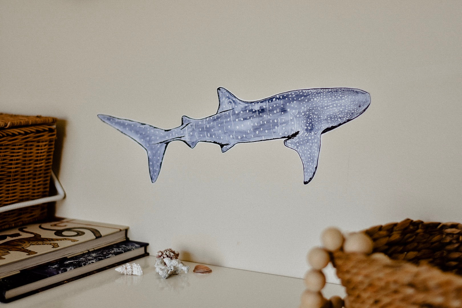 Anouska the Whale Shark Fabric Wall Decal - Separate - LAST ONE